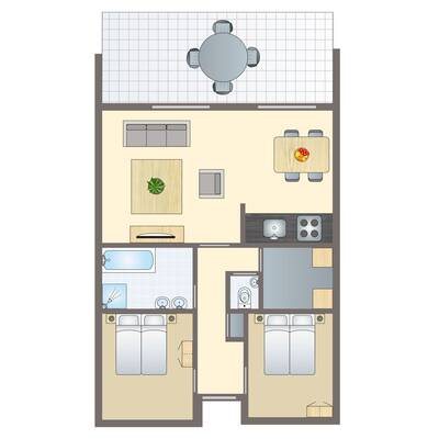 4-persoons appartement