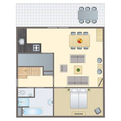 6-persoons kinderhoevewoning