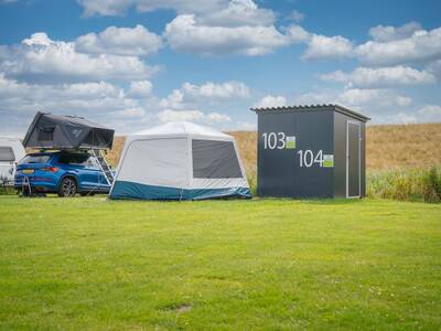 Campingplaats met privé sanitair