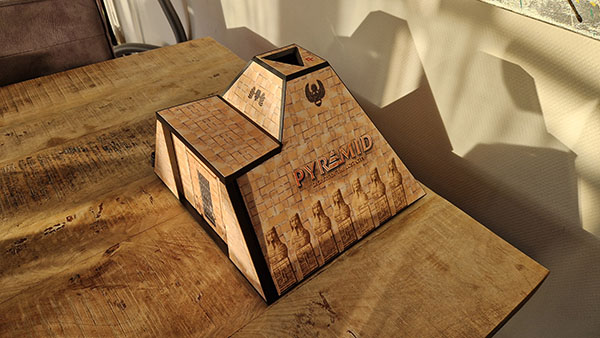 Op EuroParcs De Zanding kun je de Escape Box the Piramide huren en spelen.