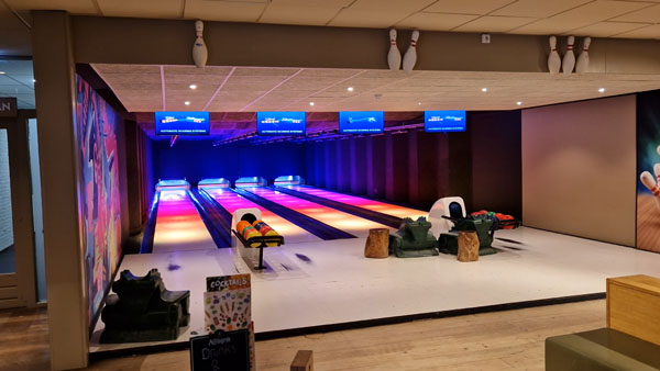 De bowlingbaan van Landal Aelderholt
