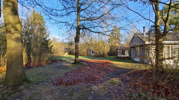 De oudere vakantiehuizen op Landal Aelderholt