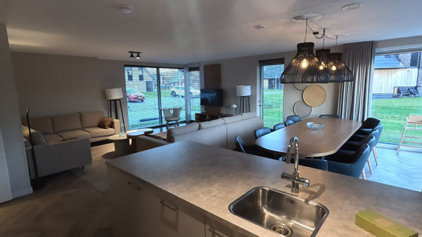 Keuken van ons vakantiehuis op Landal Aelderholt