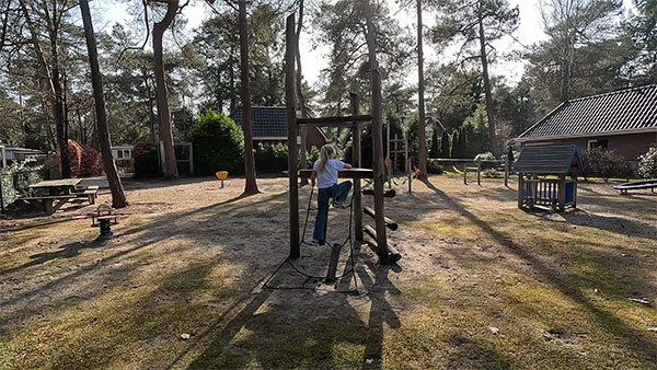 De speeltuin in zone blauw