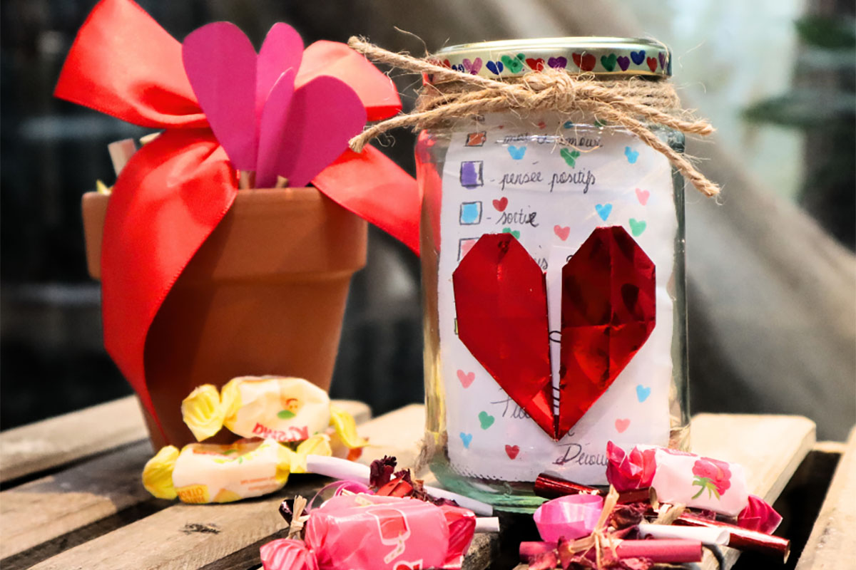 Romantisch Valentijnsdag vieren op een vakantiepark