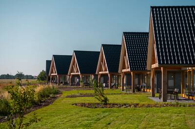 Vrijstaande vakantiehuizen met overdekt terras op vakantiepark EuroParcs Cadzand