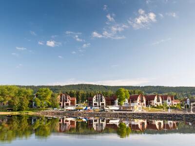 Vakantiepark Landal Waterpark Marina Lipno ligt aan het Lipnomeer