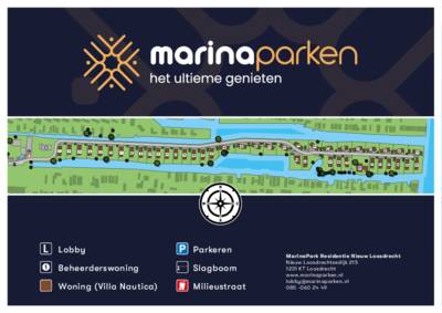 marinapark residentie nieuw loosdrecht plattegrond Plattegrond van MarinaPark Residentie Nieuw Loosdrecht