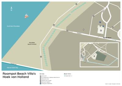 plattegrond Beach Villa’s Hoek van Holland