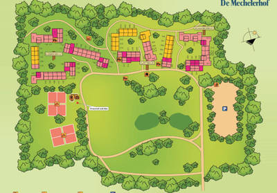 plattegrond buitenplaats mechelerhof Plattegrond Buitenplaats Mechelerhof