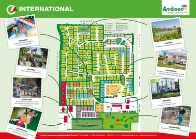 Plattegrond Camping Internationaal