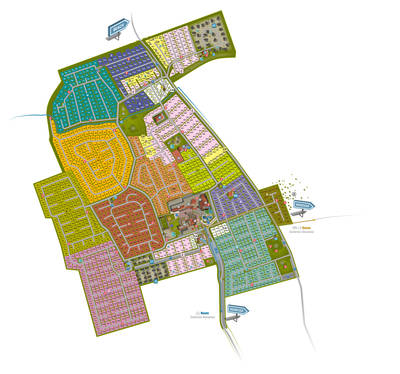 plattegrond Camping Julianahoeve