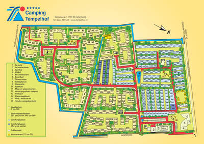 Plattegrond Camping Tempelhof