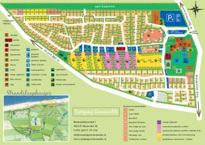 plattegrond Camping Zonneweelde