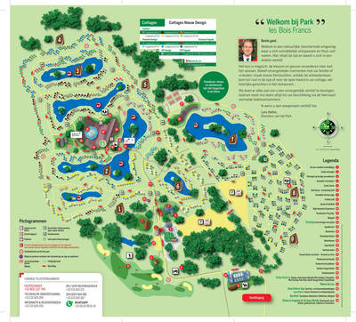 plattegrond centerparcs Les Bois-Francs