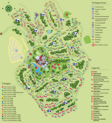 plattegrond centerparcs Park Allgäu