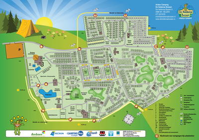 plattegrond De Heldense Bossen