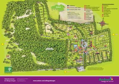 plattegrond De Ullingse Bergen