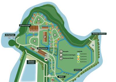 Plattegrond Dutchen Erfgoedpark de Hoop