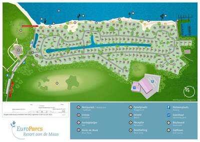 Plattegrond EuroParcs Aan de Maas