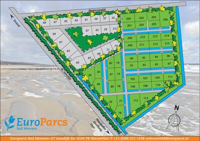 Plattegrond EuroParcs Bad MeerSee