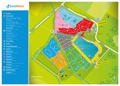 Plattegrond EuroParcs Limburg