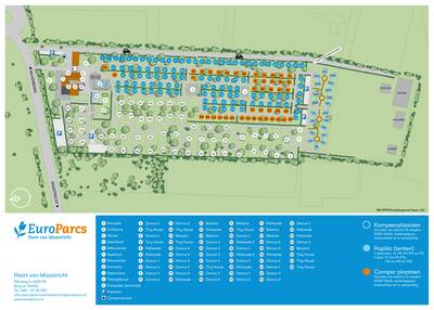 Plattegrond EuroParcs Poort van Maastricht