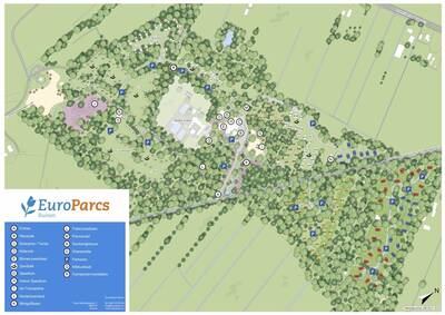 Plattegrond EuroParcs Ruinen