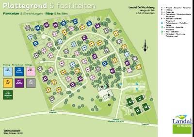 plattegrond Landal de Waufsberg