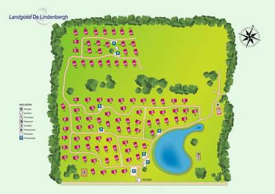 Plattegrond Landgoed De Lindenbergh