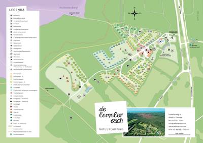 Plattegrond Lemeler Esch Natuurcamping