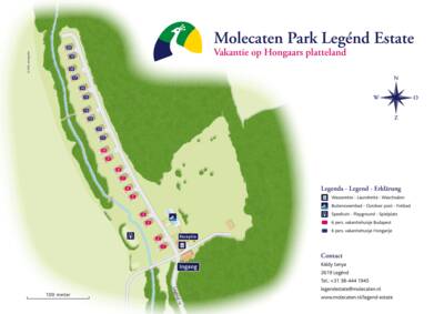 Plattegrond Molecaten Park Legénd Estate