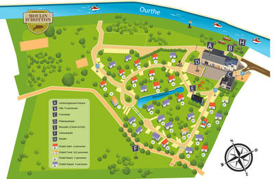 Plattegrond Moulin de Hotton