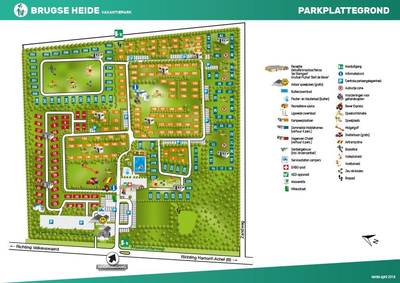 plattegrond Oostappen Brugse Heide