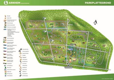 plattegrond Oostappen vakantiepark Arnhem