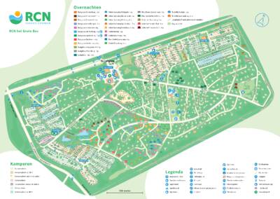 Plattegrond RCN het Grote Bos