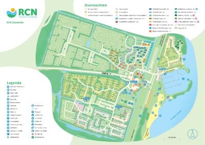 Plattegrond RCN Zeewolde