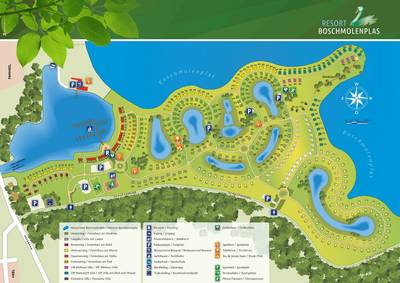 plattegrond Resort Boschmolenplas