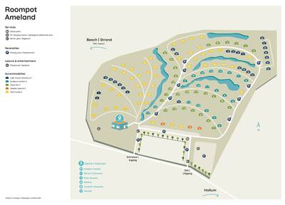 Plattegrond Roompot Ameland