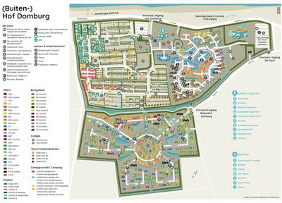 Plattegrond Roompot Hof Domburg