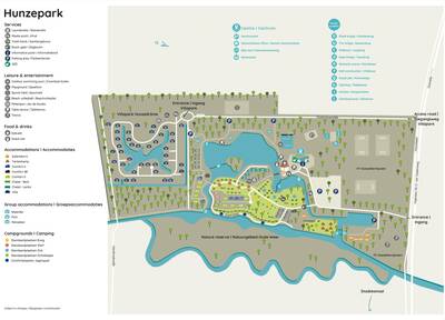 Plattegrond Roompot Hunzepark