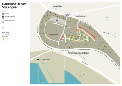 Plattegrond Roompot Noordzee Resort Vlissingen