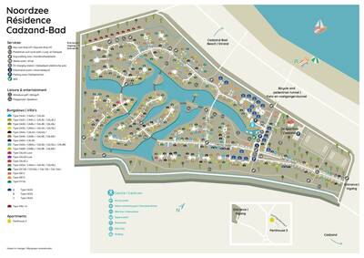 plattegrond roompot noordzee résidence cadzand bad Plattegrond Roompot Noordzee Résidence Cadzand-Bad