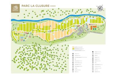 Plattegrond Roompot Parc la Clusure