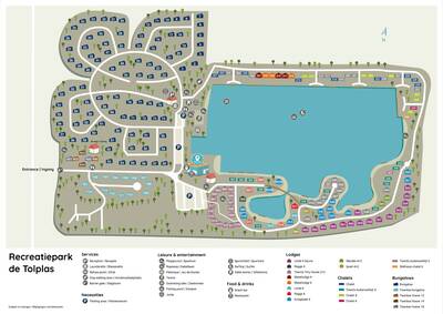 Plattegrond Roompot Recreatiepark de Tolplas