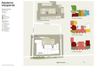 Plattegrond Roompot Résidence Wijngaerde