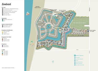 Plattegrond Roompot Vakantiepark Zeebad