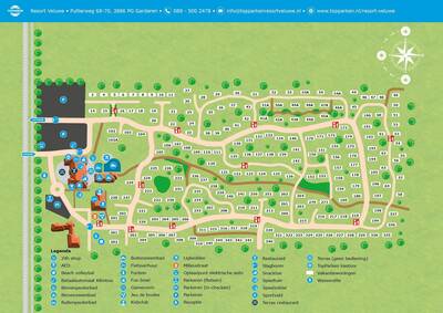 Plattegrond Topparken Resort Veluwe