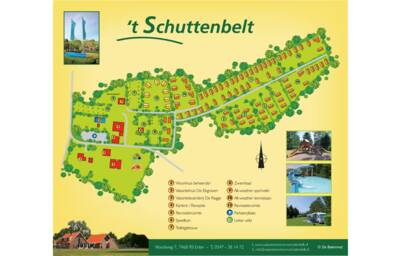 Plattegrond van Vakantiecentrum 't Schuttenbelt