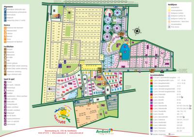 plattegrond vakantiepark Ackersate